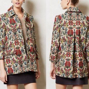 Unique embroidered tapestry coat / jacket from Dolce Vita